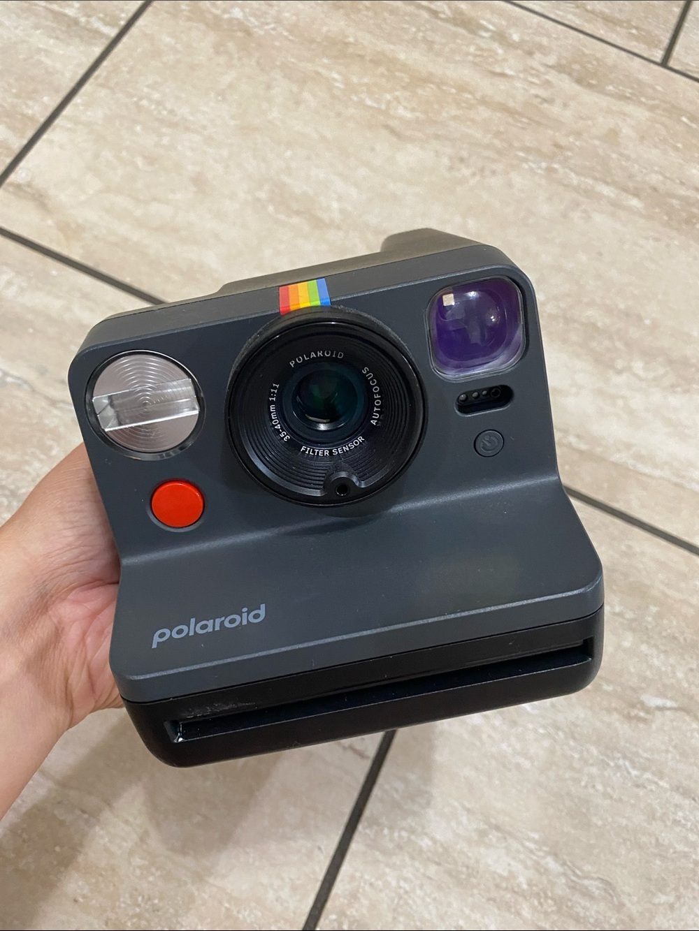 Polaroid 3rd Generation I-Type Instant Camera Black